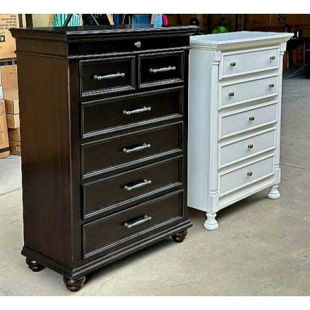 B788-46 : Tủ 6 Ngăn Kéo + Ngăn Trang Sức - Nâu Óc Chó